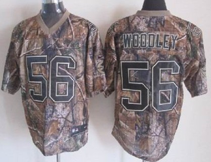 Nike Pittsburgh Steelers #56 LaMarr Woodley Realtree Camo Elite Jersey