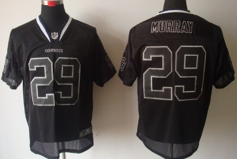 Nike Dallas Cowboys #29 DeMarco Murray Lights Out Black Elite Jersey