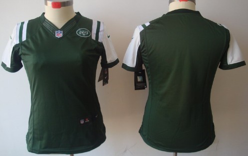 Nike New York Jets Blank Green Limited Womens Jersey