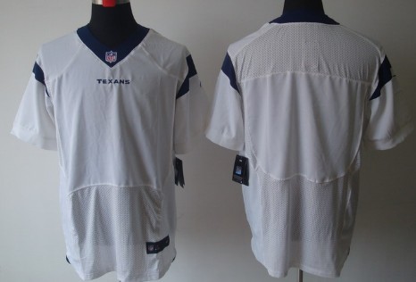 Nike Houston Texans Blank White Elite Jersey