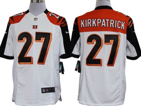 Nike Cincinnati Bengals #27 Dre Kirkpatrick White Limited Jersey