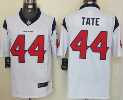 Nike Houston Texans #44 Ben Tate White Limited Jersey