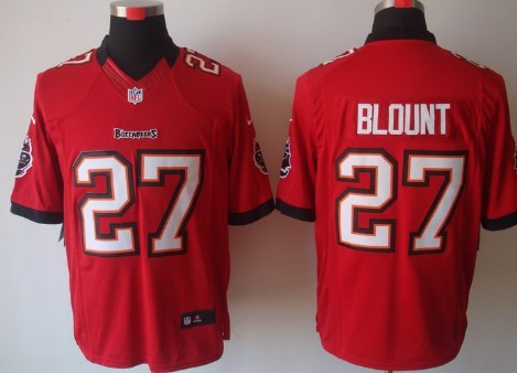 Nike Tampa Bay Buccaneers #27 LeGarrette Blount Red Limited Jersey