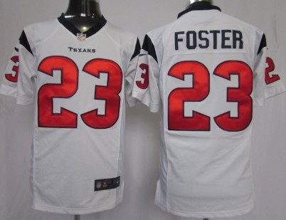 Nike Houston Texans #23 Arian Foster White Limited Jersey