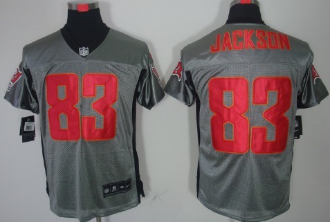 Nike Tampa Bay Buccaneers #83 Vincent Jackson Gray Shadow Elite Jersey
