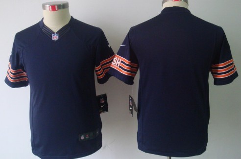 Nike Chicago Bears Blank Blue Limited Kids Jersey