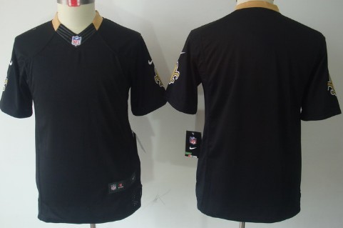 Nike New Orleans Saints Blank Black Limited Kids Jersey