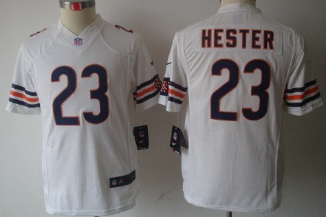 Nike Chicago Bears #23 Devin Hester White Limited Kids Jersey