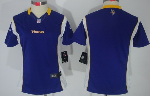 Nike Minnesota Vikings Blank Purple Limited Womens Jersey