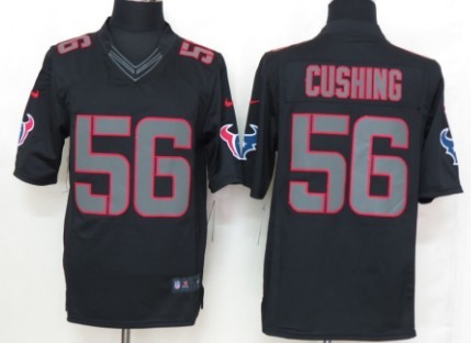 Nike Houston Texans #56 Brian Cushing Black Impact Limited Jersey