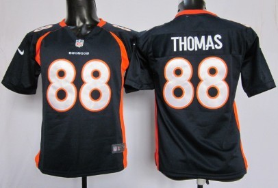 Nike Denver Broncos #88 Demaryius Thomas Blue Game Kids Jersey
