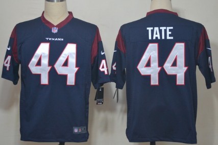 Nike Houston Texans #44 Ben Tate Blue Game Jersey