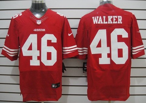 Nike San Francisco 49ers #46 Delanie Walker Red Elite Jersey