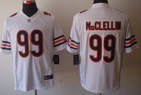 Nike Chicago Bears #99 Shea McClellin White Limited Jersey