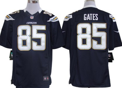 Nike San Diego Chargers #85 Antonio Gates Navy Blue Limited Jersey
