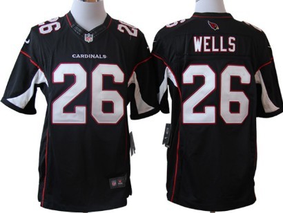 Nike Arizona Cardinals #26 Chris Wells Black Limited Jersey