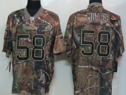 Nike Denver Broncos #58 Von Miller Realtree Camo Elite Jersey