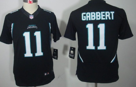 Nike Jacksonville Jaguars #11 Blaine Gabbert Black Limited Kids Jersey