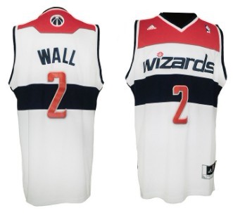 Washington Wizards #2 John Wall Revolution 30 Swingman White Jersey