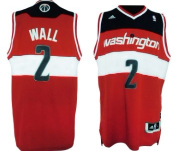 Washington Wizards #2 John Wall Revolution 30 Swingman Red Jersey
