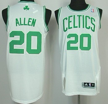 Boston Celtics #20 Ray Allen Revolution 30 Authentic White Jersey