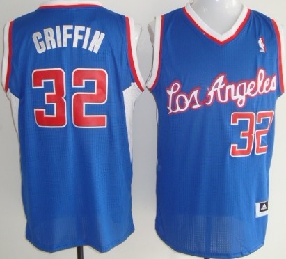 Los Angeles Clippers #32 Blake Griffin Revolution 30 Authentic Blue Jersey