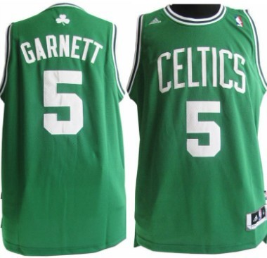 Boston Celtics #5 Kevin Garnett Revolution 30 Swingman Green Jersey