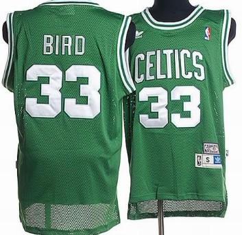 Boston Celtics #33 Larry Bird Green Swingman Throwback Jersey