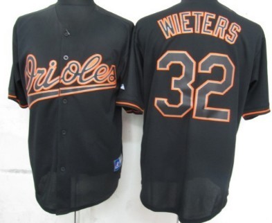 Baltimore Orioles #32 Matt Wieters 2012 Black Fashion Jersey