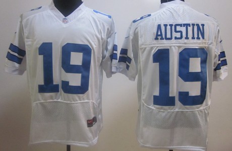 Nike Dallas Cowboys #19 Miles Austin White Elite Jersey
