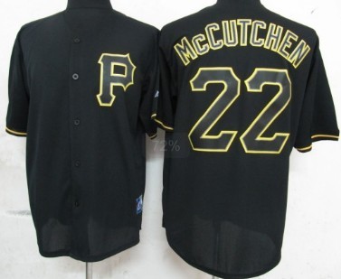 Pittsburgh Pirates #22 Andrew McCutchen 2012 Black Fashion Jersey