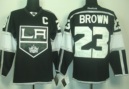 Los Angeles Kings #23 Dustin Brown Black Jersey