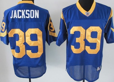 St. Louis Rams #39 Steve Jackson Light Blue Jersey