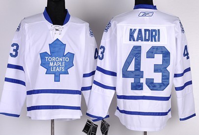 Toronto Maple Leafs #43 Nazem Kadri White Jersey