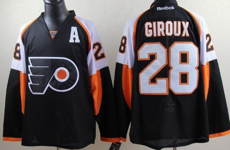 Philadelphia Flyers #28 Claude Giroux Black Jersey
