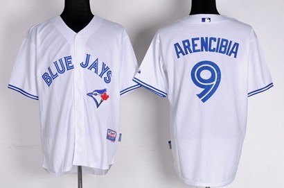 Toronto Blue Jays #9 J. P. Arencibia White Jersey