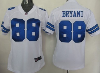 Nike Dallas Cowboys #88 Dez Bryant White Game Womens Jersey
