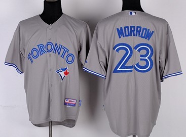 Toronto Blue Jays #23 Brandon Morrow Gray Jersey
