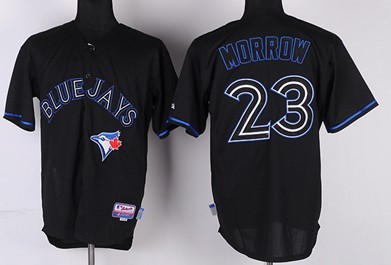 Toronto Blue Jays #23 Brandon Morrow 2012 Black Fashion Jersey
