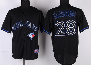 Toronto Blue Jays #28 Colby Rasmus 2012 Black Fashion Jersey