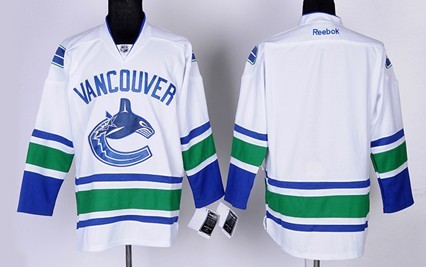 Vancouver Canucks Blank White Jersey