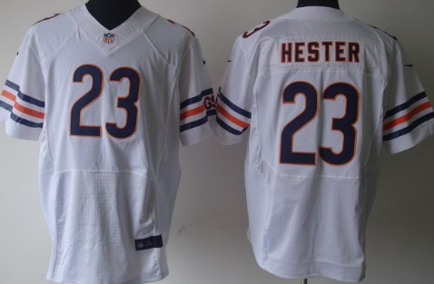Nike Chicago Bears #23 Devin Hester White Elite Jersey