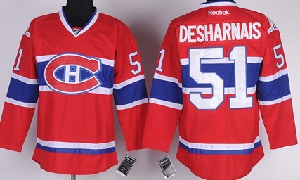 Montreal Canadiens #51 David Desharnais Red Kids Jersey