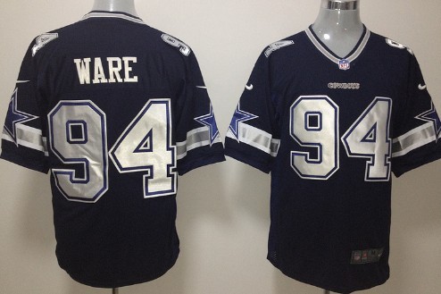Nike Dallas Cowboys #94 DeMarcus Ware Blue Game Jersey