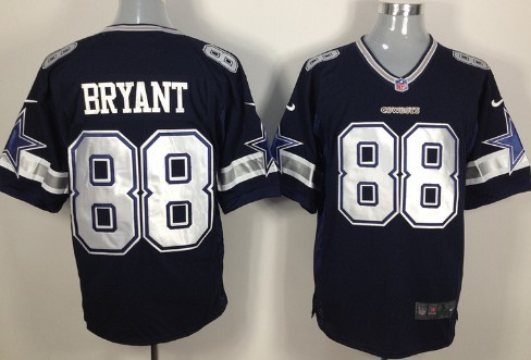 Nike Dallas Cowboys #88 Dez Bryant Blue Game Jersey