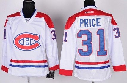 Montreal Canadiens #31 Carey Price White Jersey