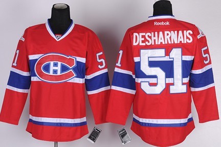 Montreal Canadiens #51 David Desharnais Red CH Jersey