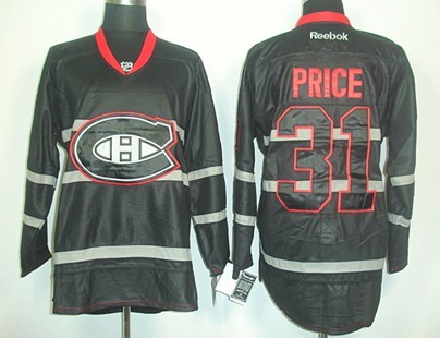 Montreal Canadiens #31 Carey Price Black Ice Jersey