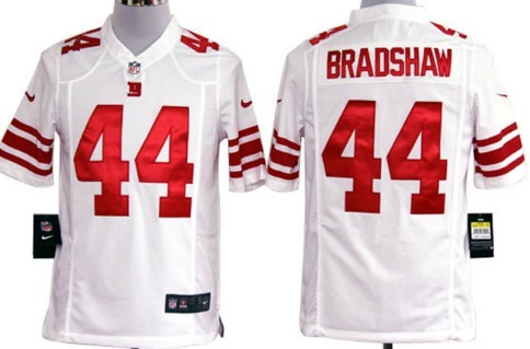 Nike New York Giants #44 Ahmad Bradshaw White Game Jersey