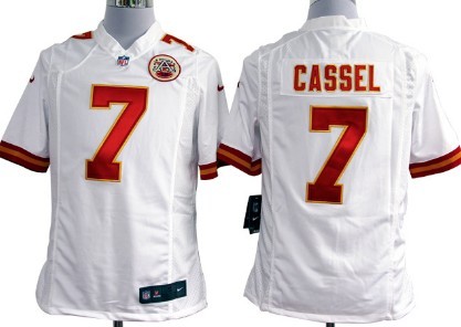Nike Kansas City Chiefs #7 Matt Cassel White Game Jersey
